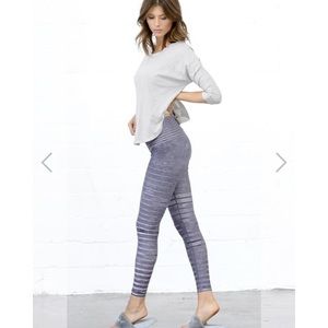 Niyama Sol Granite Stripe Barefoot Leggings